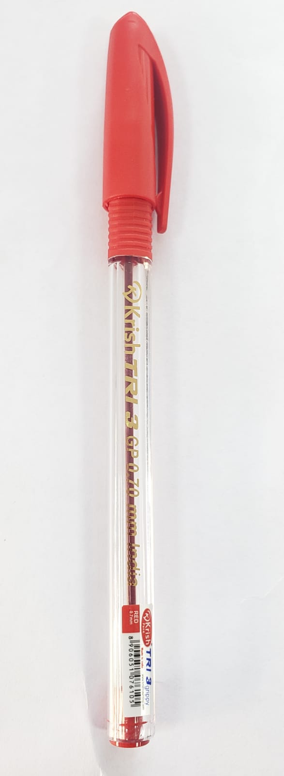 Krish Tri 3 GP 0.7mm Red Ball Pen – Arabian Stationery